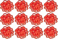 Vista 8 de The Gift Wrap Company Lazos decorativos de confeti para regalo, grandes, color blanco, paquete de 12