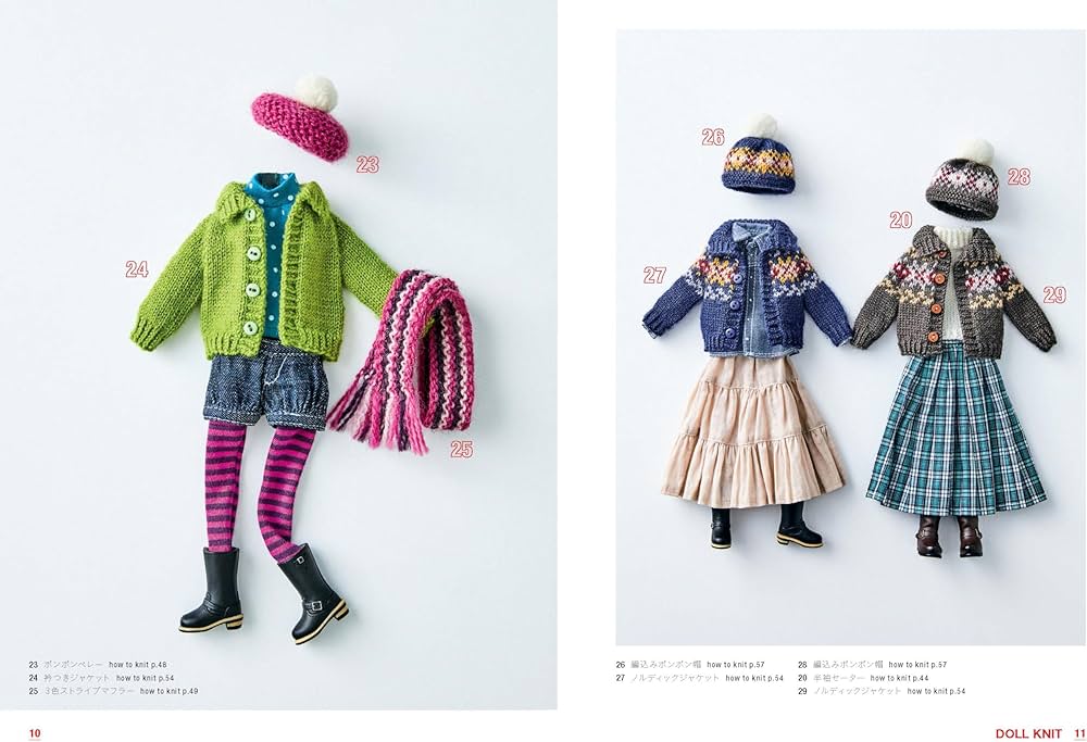 DOLL KNIT for 20～22cmドールサイズ | ワタナベミエコ |本 | 通販