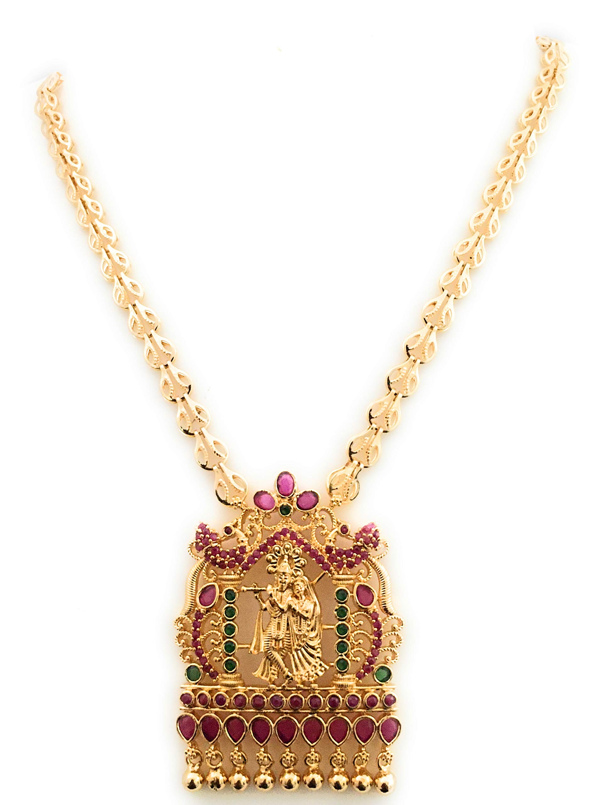 Sasitrends Micro Gold Plated Traditional Necklace for Women and Girls (B085NFC6KG) Amazon Price History, Amazon Price Tracker