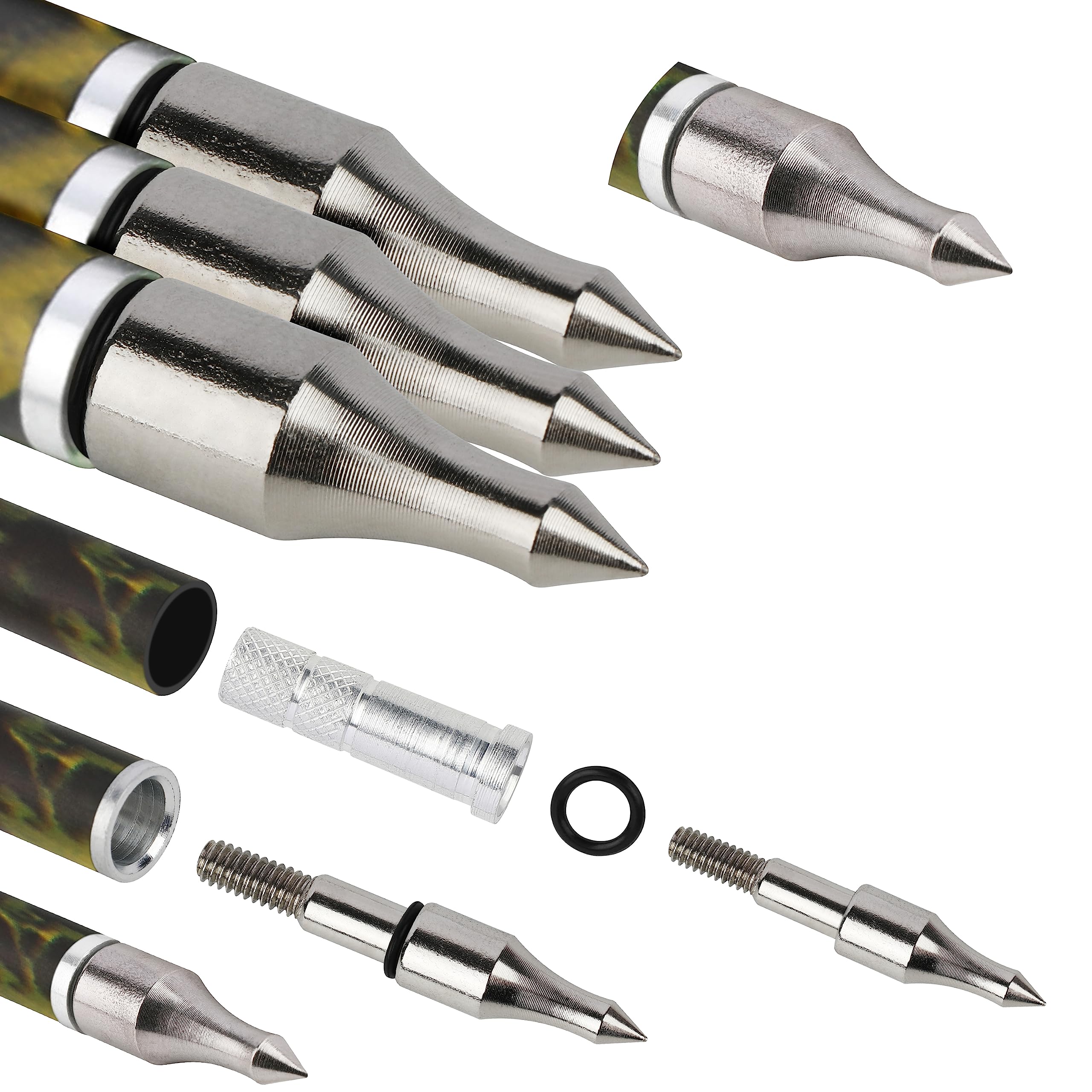31" Flèches de Chasse en Carbone pour Le tir à l'arc Flèches de ciblage 500 pour Arc à poulies, Arc recourbé, Arc Long 6/12pcs