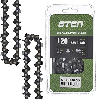 8TEN Ripping Chainsaw Chain 20" Bar .050 Gauge 3/8 Pitch 70DL