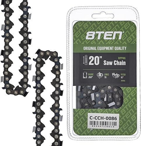 Vista 30 de 8TEN Cadena de motosierra para Husqvarna 254 455 340 351 353 350 55 455 Rancher Poulan Jonsered Echo 16 pulgadas .050 .325 66DL