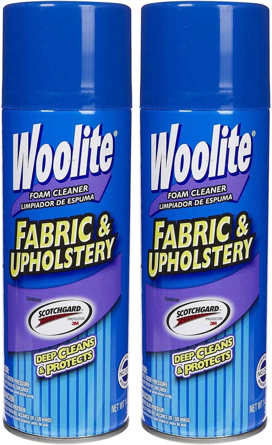 Woolite Foam Fabric and Upholstery Cleaner, 14 oz, Clear, 14 Ounce Health & Household