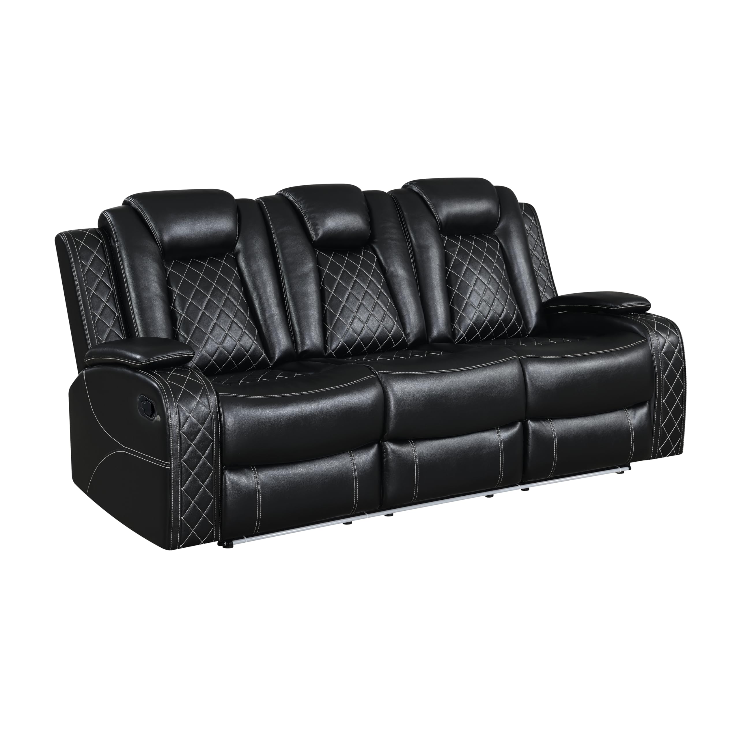 Amazon.com: New Classic Furniture Orion II Faux Leather Sofa with