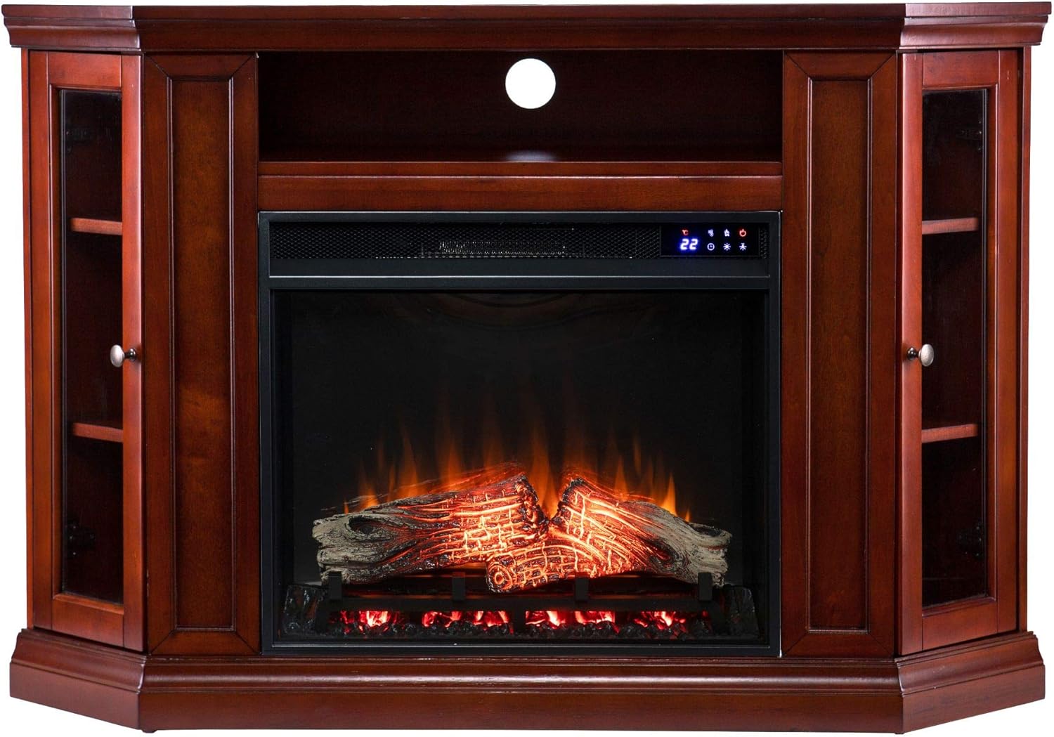 Amazon.com: Southern Enterprises 48" Mahogany Brown and Black Modern ...