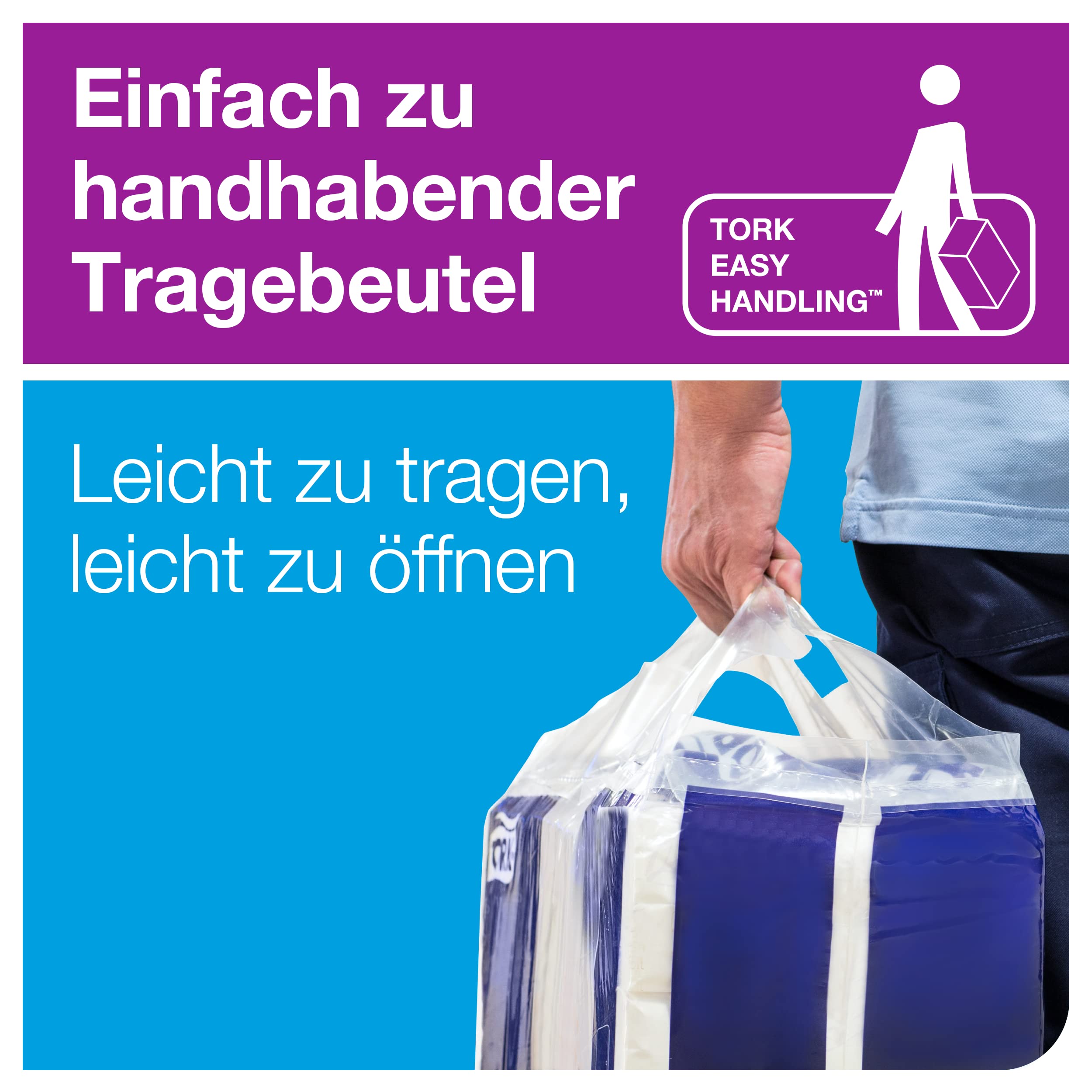 Tork Xpress weiche Multifold Papierhandtücher 100288 - H2 Premium Falthandtücher für Handtuchspender - weich und saugfähig, 2-lagig, weiß - 21 x 110 Tücher