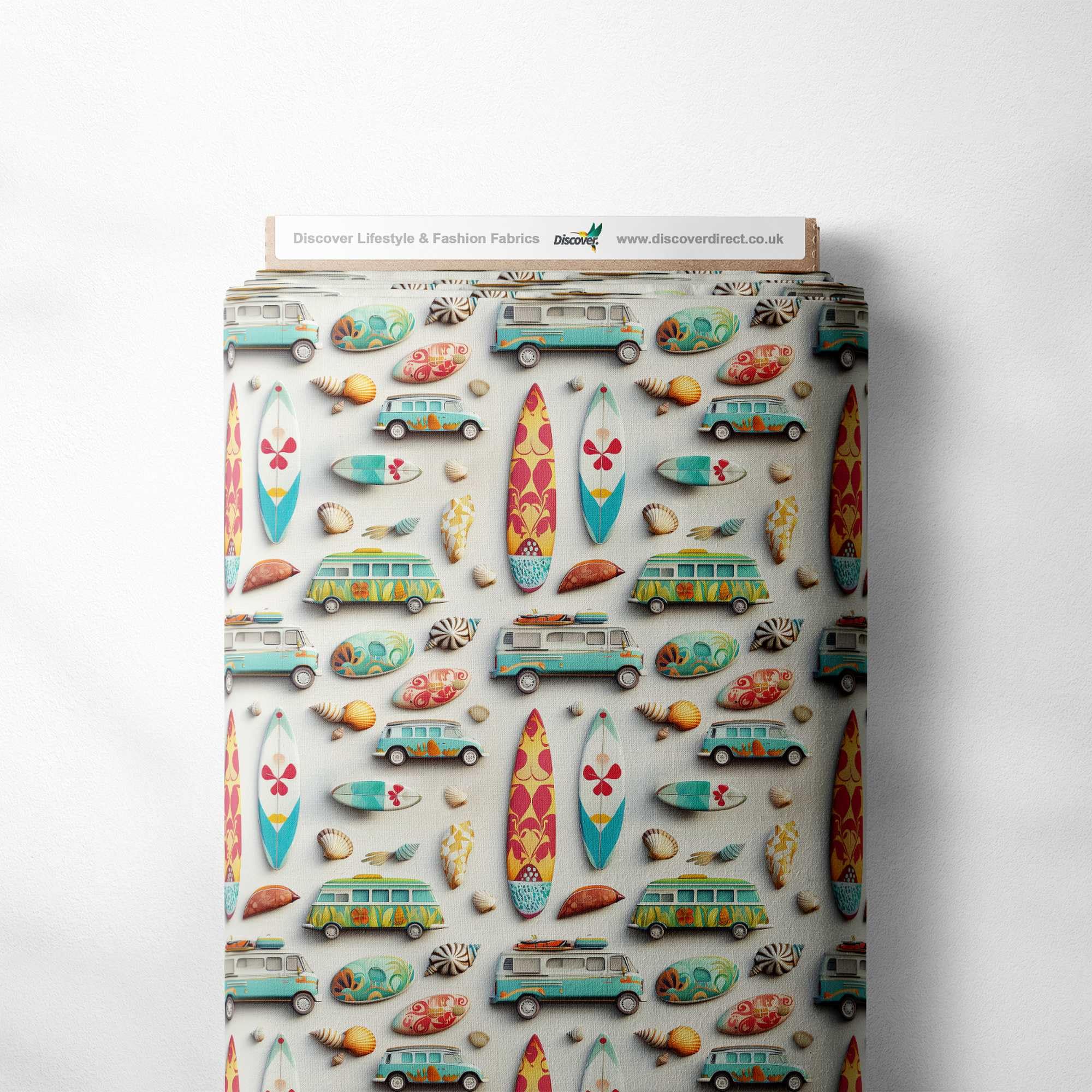 100% Cotton 3D Digital Effect Printed Visual Pattern Novelty Quilting Craft Dress Quality Sewing Fabric Material | 40 Designs | 55" - 140 cm Wide (per Half Metre, Campers)