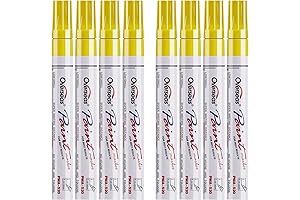 Yellow Acrylic Paint Pens Paint Markers - Quick Dry & Waterproof Oil-Based...