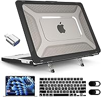 Vista 15 de Funda MEEgoodo para MacBook Air de 15 pulgadas 2025 2024 2023, Funda Compatible con Modelo (A3241/A3114/A2941) con Chip M4/M3/M2, Carcasa Rígida