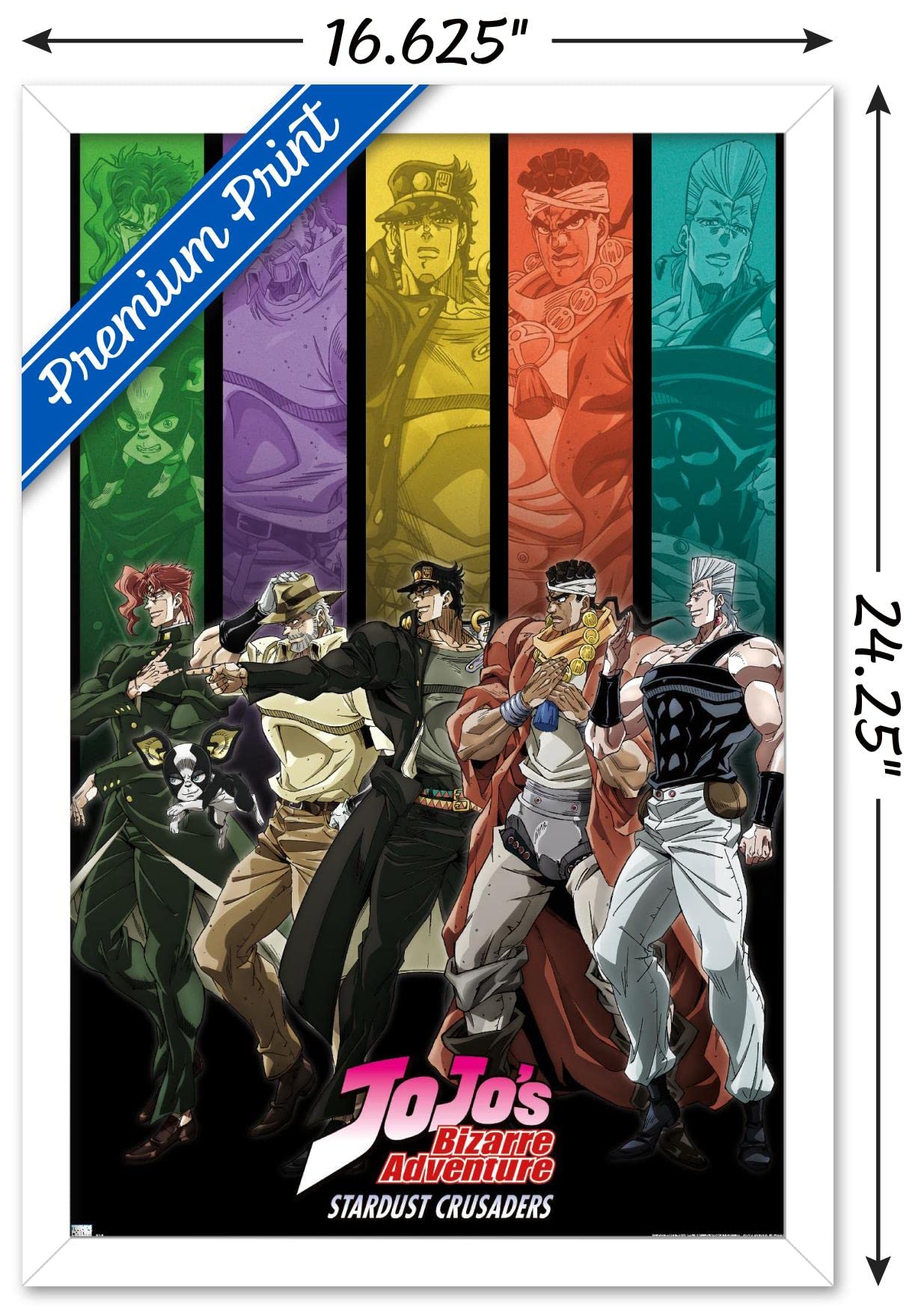 JoJo's Bizarre Adventure - Group Bars Wall Poster : Amazon.ca: Home