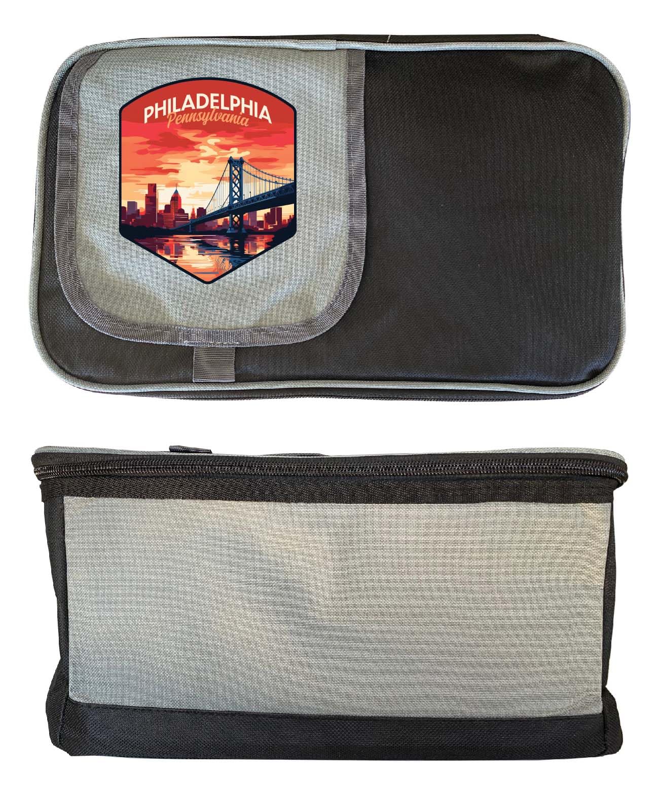Philadelphia Pennsylvania Design B Souvenir Cooler 9 pack