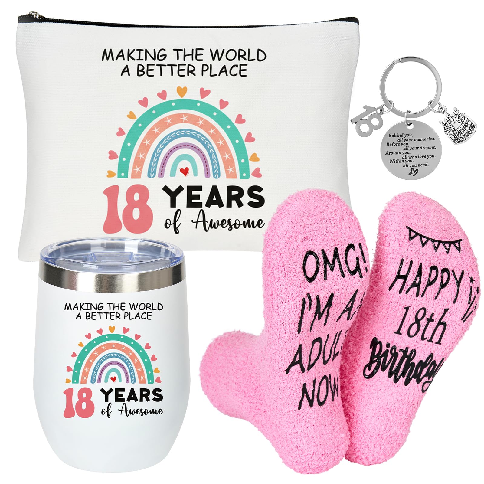Chovbe 18th Birthday Gifts for Girls - 18 Year Old Birthday Gifts