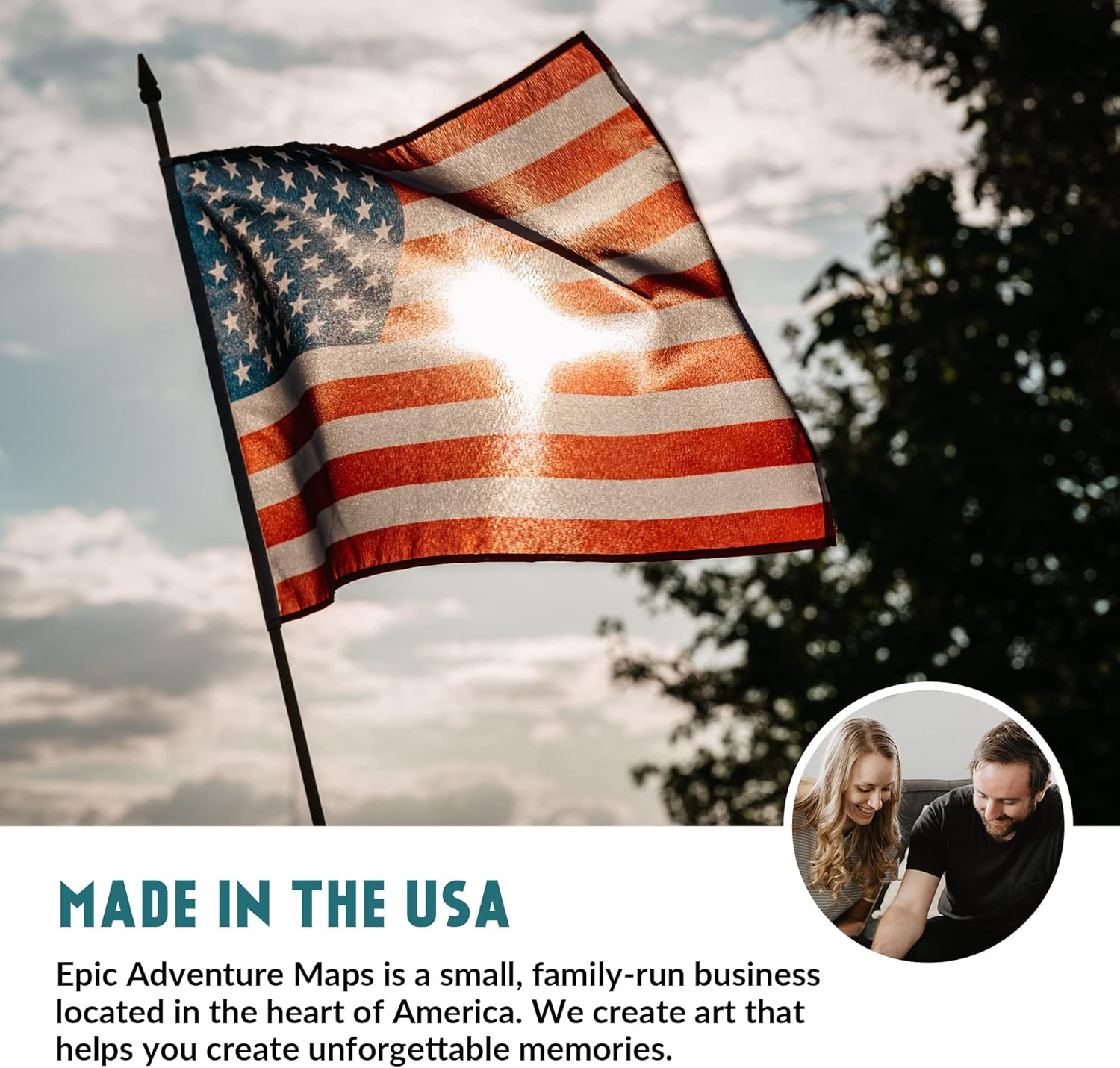 Epic Adventure Maps - US National Parks Travel Scratch Off Poster - Reveals Pine Shaped Nature Photographs - Includes Magnetic Frame - Blue / 24 x 17 Inches