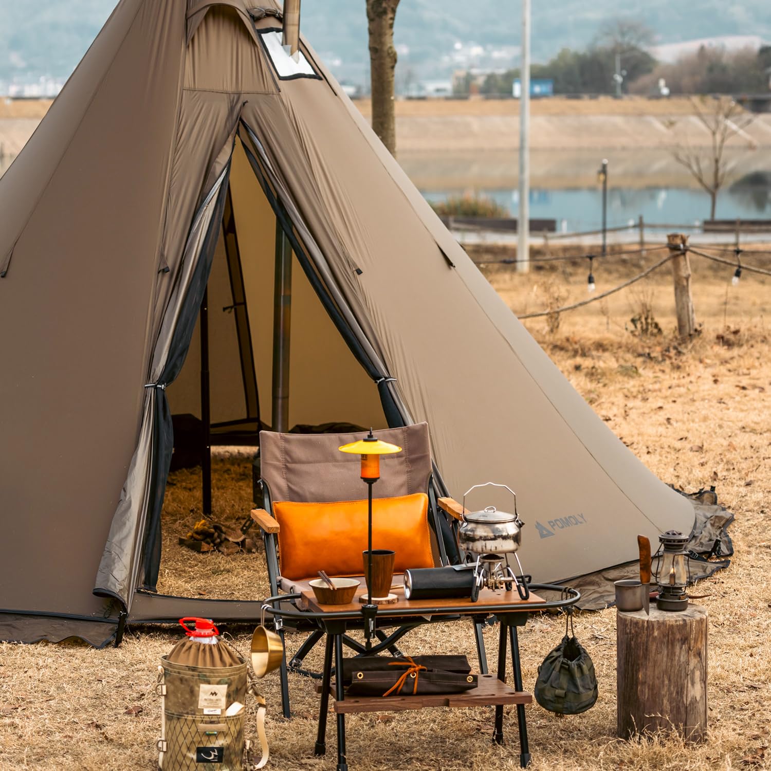 Amazon.co.jp: POMOLY (ポモリー) Tipi テント キャンプ ホットテント