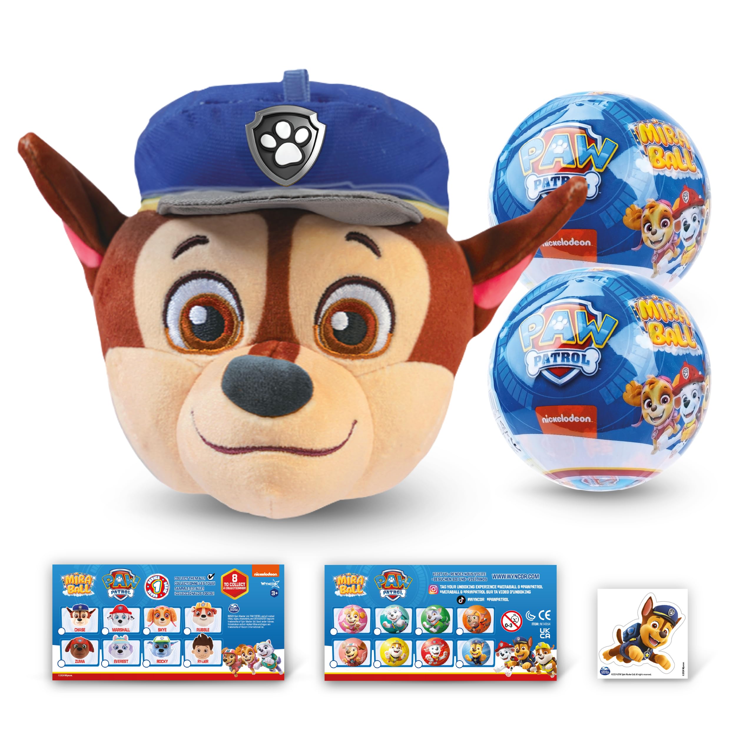 PAW Patrol Plush, Blind Box Surprise Plushies - Mighty Pups Toys, Cute Stuffed Animal - Great for Gifts & Party Favors, Aged 3+ (2-Pack)