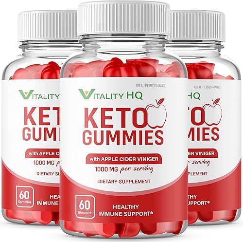 IDEAL PERFORMANCE Vitality HQ Ketos Gummies Vitality Ketos Gomitas Vitality Ketos ACV Gominolas Vitality ACV Gummie Vitality Ketos Gummies (180