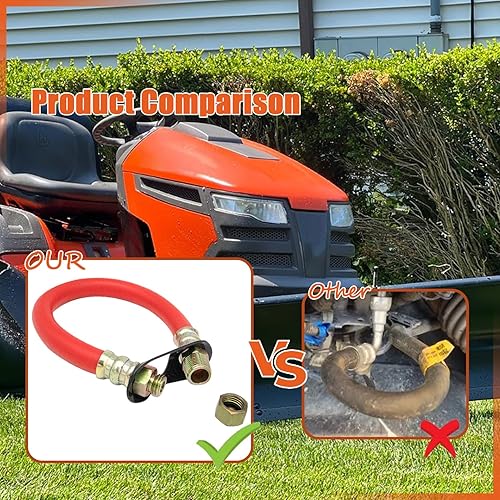 Miniatura 6 de Manguera de drenaje de aceite de 38 '' STAN1438 compatible con motores Tecumseh, Kohler con un tamaño de puerto de drenaje de 38 pulgadas