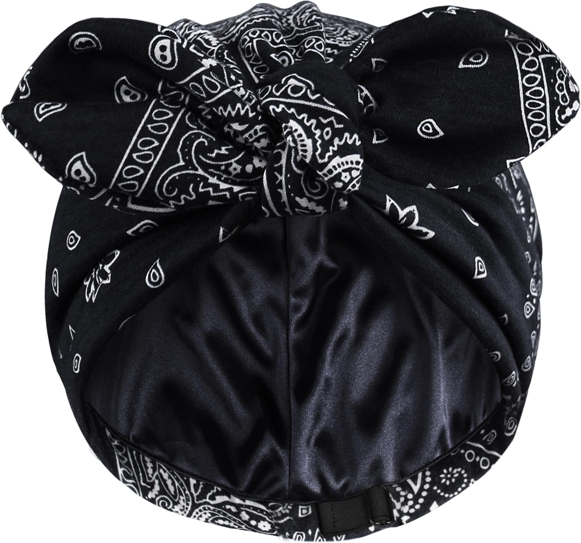 Satin Lined Beanies for Women Chemo Headwear Silky Lined Cotton Sleeping Cap