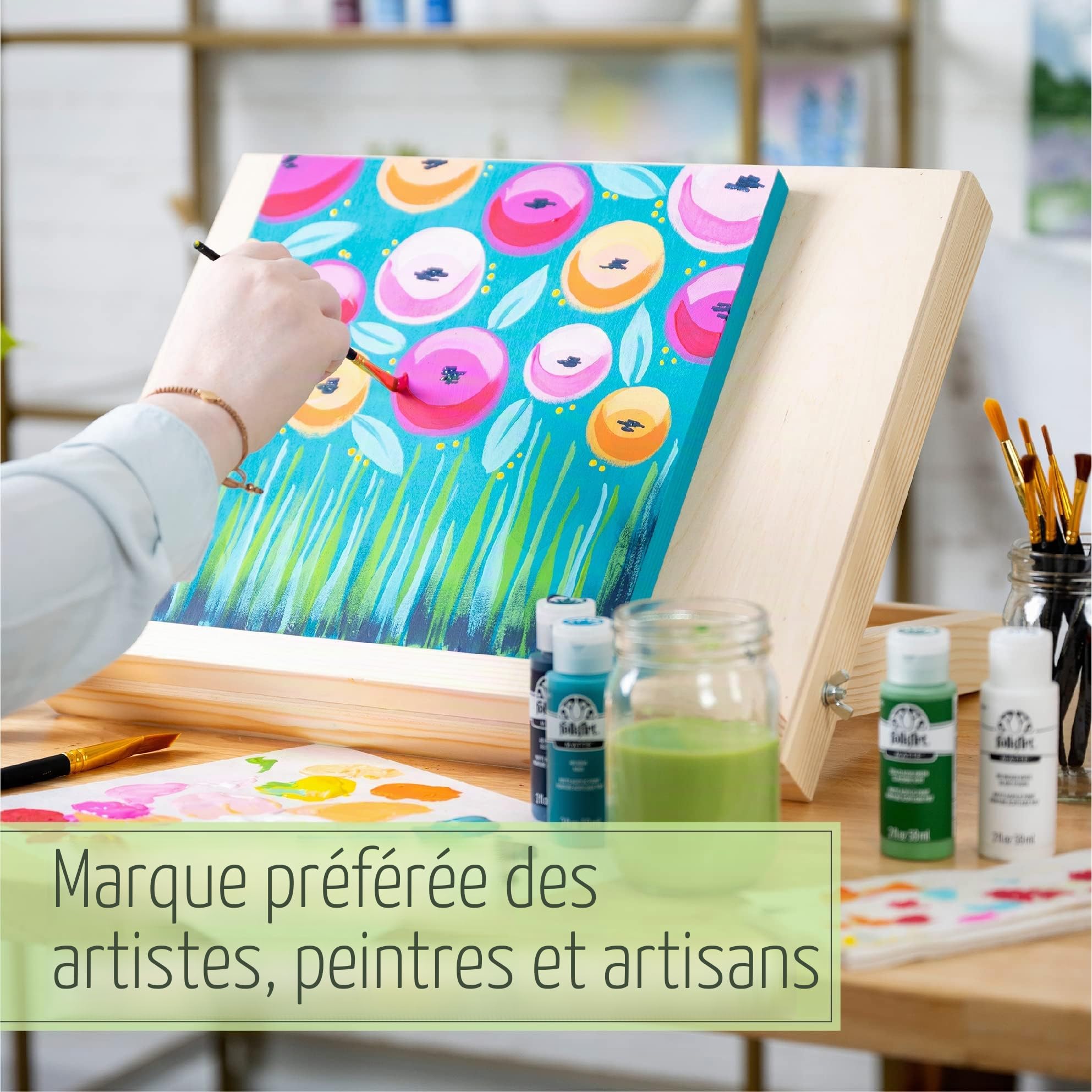 Folk Art Peinture Acrylique en Couleurs Assorties (56,7 Gram), Promofai Meilleures Ventes Couleurs I (18-Pack)