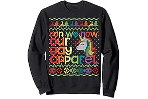 Don We Now Our Gay Apparel - Rainbow Unicorn Sweatshirt