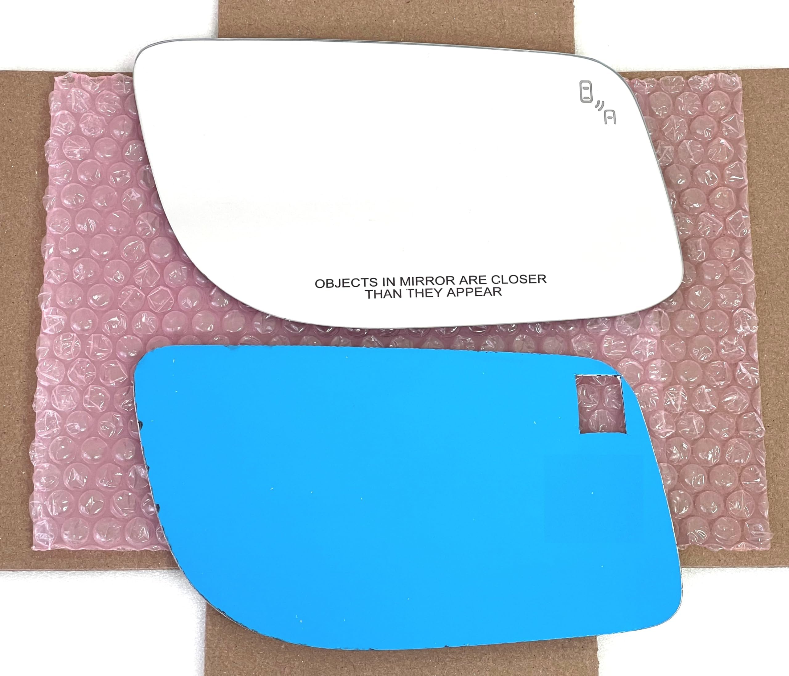 Blind Spot Mirror Glass with ADHESIVE for 2009-2016 LINCOLN MKS Passenger Sid...