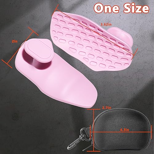 Miniatura 2 de Agarres de silicona para levantamiento de pesas, guantes de entrenamiento para hombres, agarre antideslizante para entrenamiento de gimnasio para