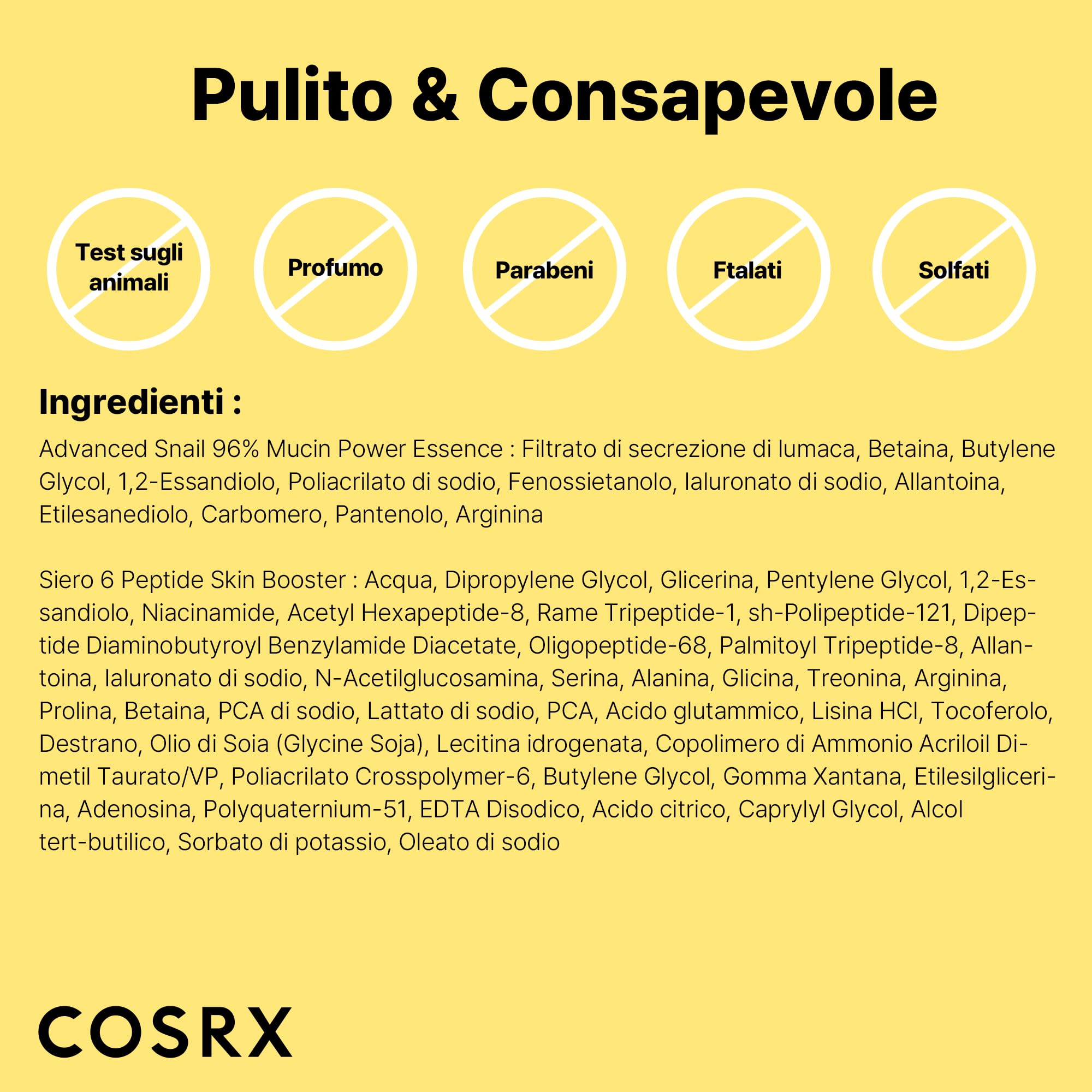 COSRX Snail Mucin 96% Peptide Booster Set – Amazon Exclusive – Korean Skin Care, Gift Sets, Skin Care Set per donne, Advanced Snail Mucin Serum, Face Serum