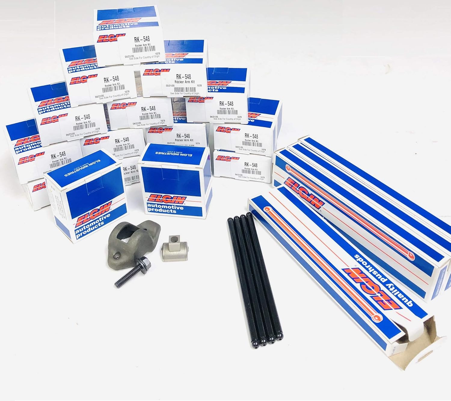 Elgin Rocker Arms & Hardened push Rod set compatible with