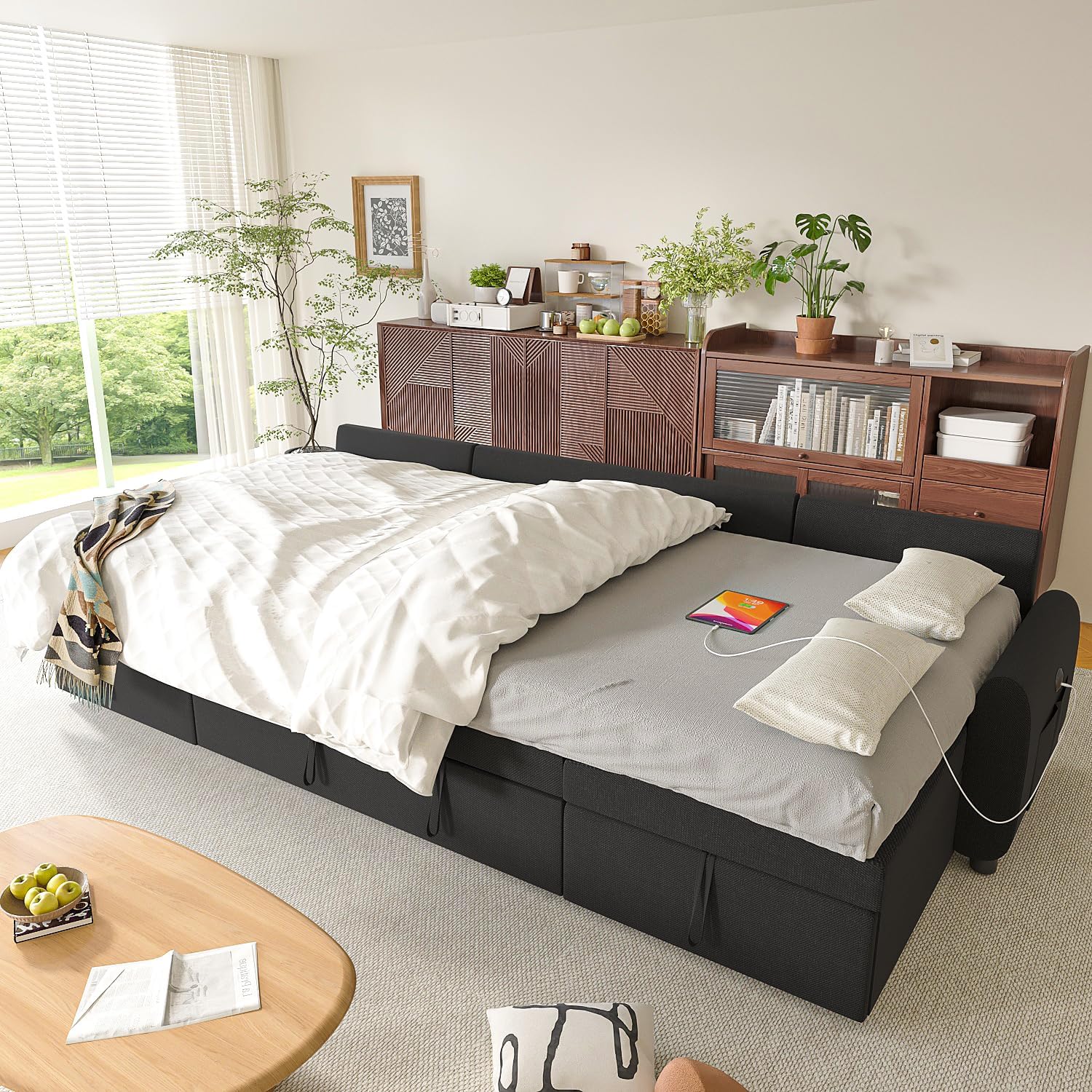 Ucloveria sofa converted into a bed