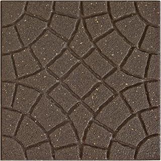 RIBILAND Ribimex PRGOMDJ102 Carrelage pour terrasse 45 x 45 cm Marron