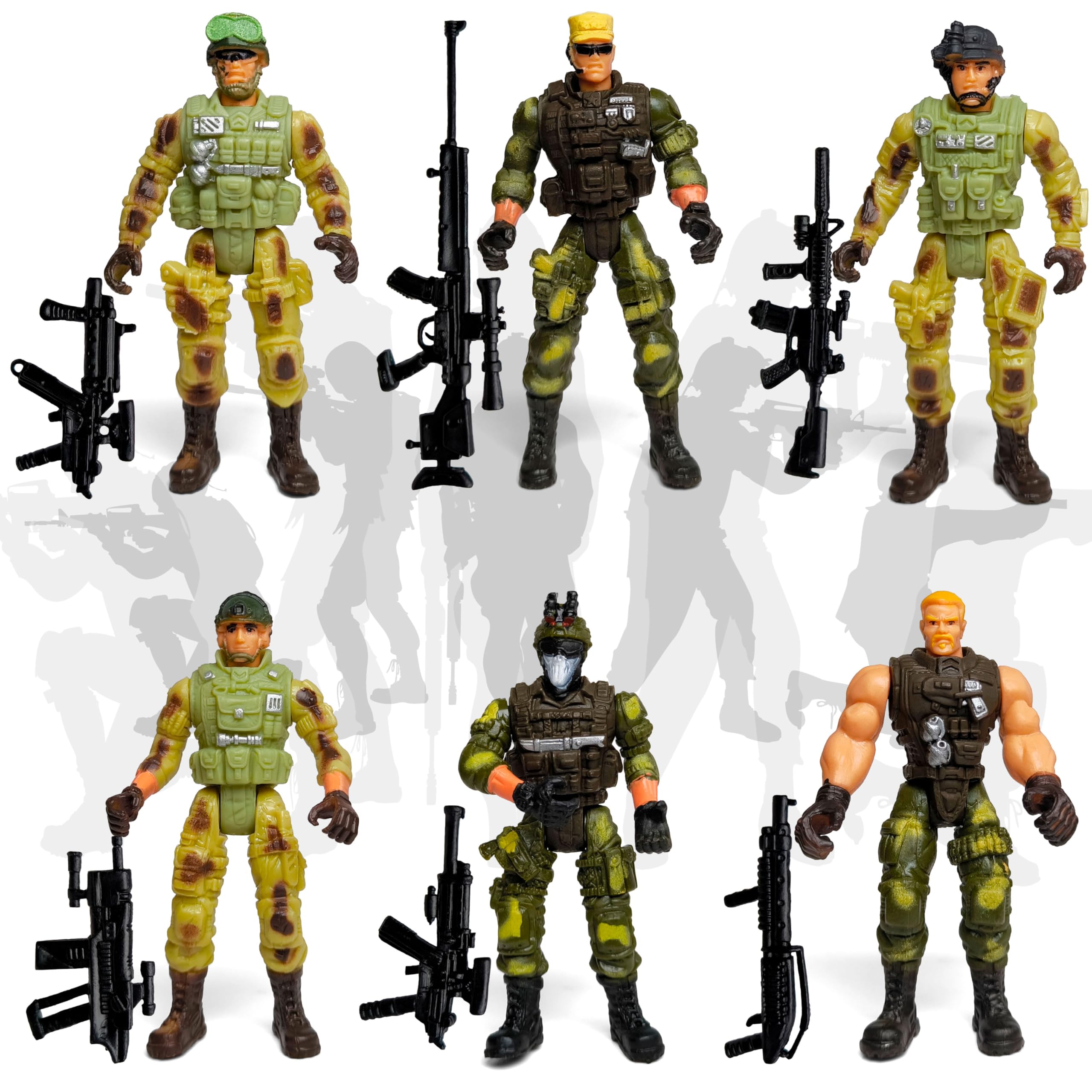 Amazon.com: Toysvill Soldiers vs Zombies Action Figure Set, 12
