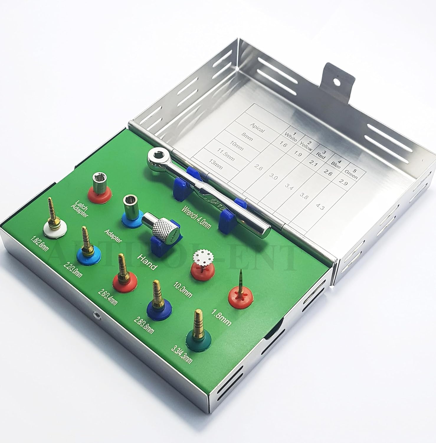 Generic Implant Bone Expander Kit condensing Drills Kit Hole Saw Pilot Bit Wrench OS1019