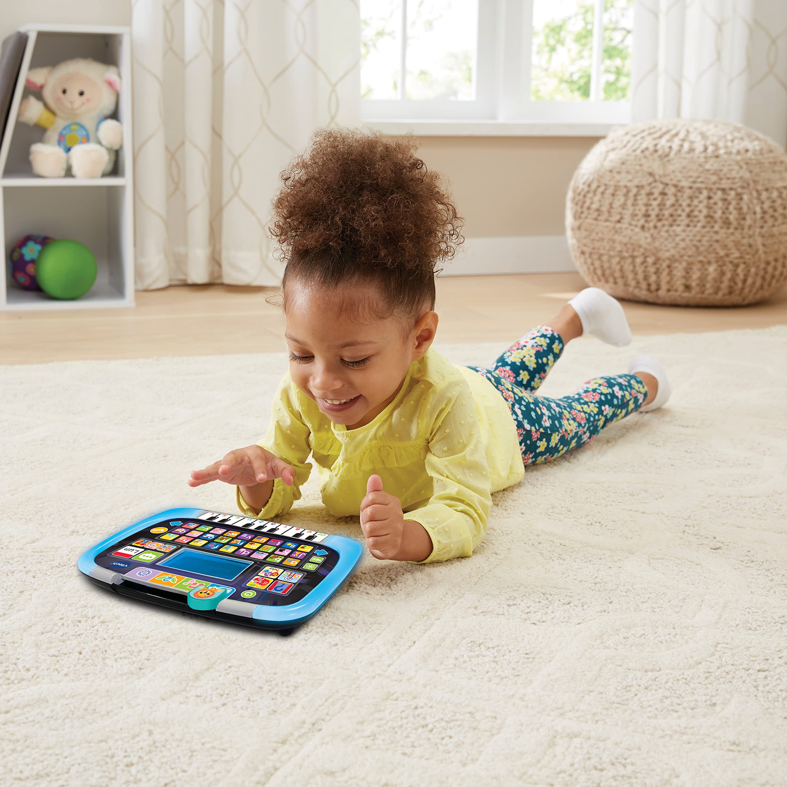 VTech - Panel Educativo con Piano Tablet Infantil Multi-App, Tableta Interactiva y Musical, Juguetes Niños +2 Años, Versión ESP
