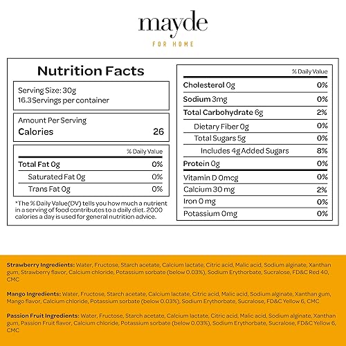 Miniatura 6 de Perlas explosivas Boba de Mayde de fresa mango y fruta de la pasión conjunto de fiesta de 3 sabores 3 unidades de 1728onzas
