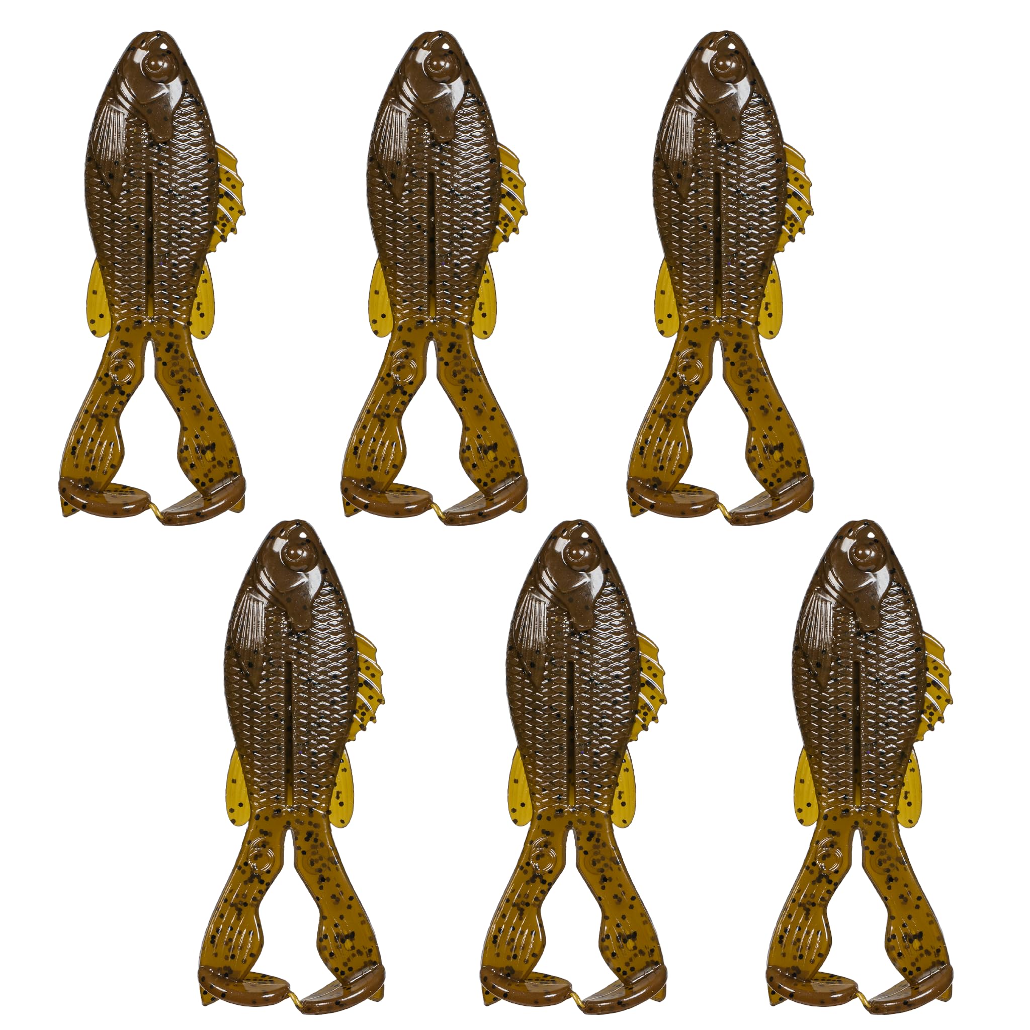 6th Sense – BuzzGill – Topwater Soft Plastic Bluegill Bait – Bass Fishing – Weedless Buzzing Legs – Great for Heavy Cover