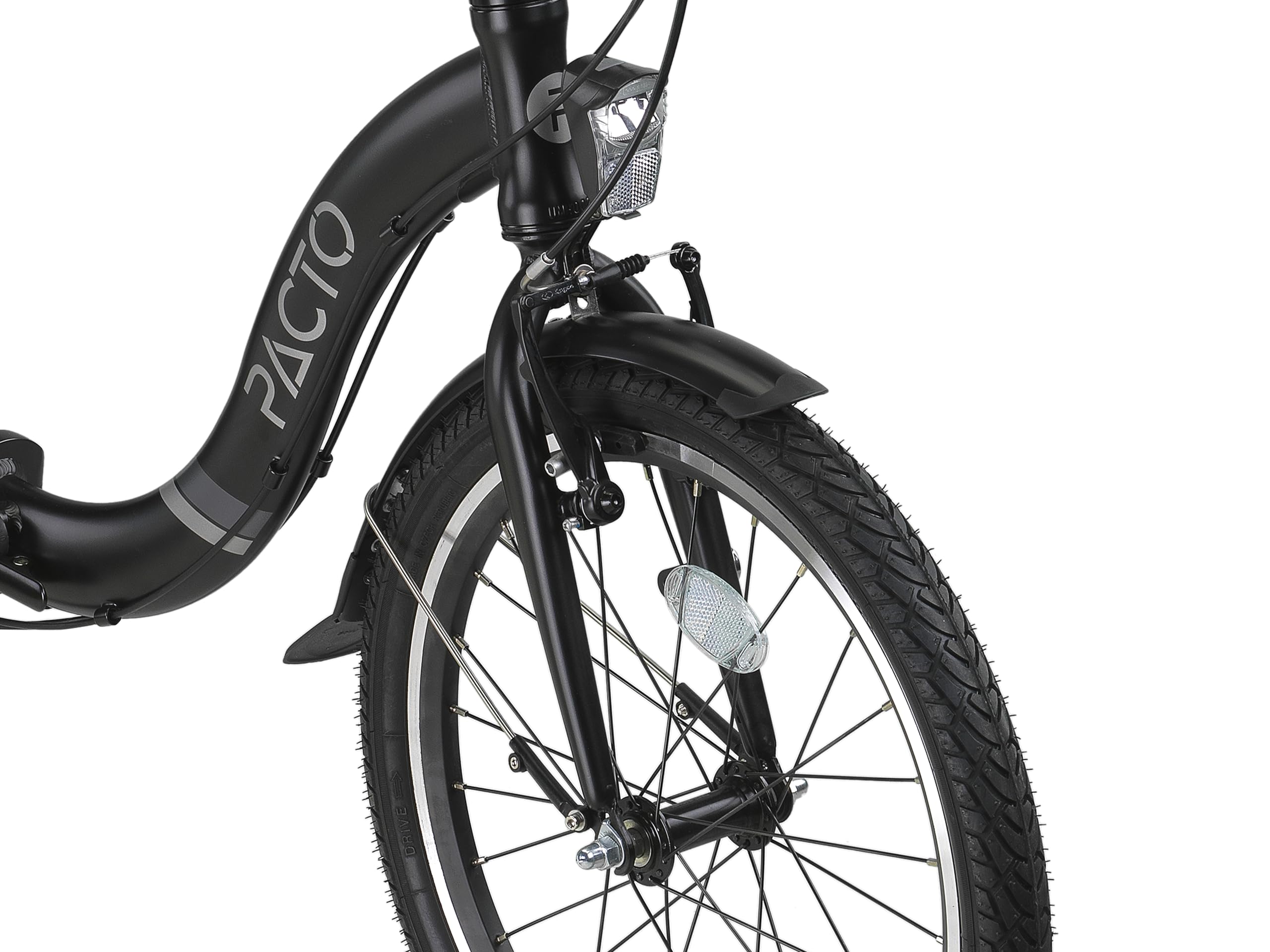 klapprad 20 zoll nabenschaltung 7 gang PACTO Seven N7 mit Schnelles Faltsystem (10 Sek), Aluminiumrahmen, Leichtgewicht (16KG), Nabenschaltung, Handbremsen + Rücktrittbremse, LED-Licht, Faltrad (Schwarz) Sport & Freizeit Color:FERN DUALITY/BLACK KS Cycling Mountainbike (2026) Sustainable