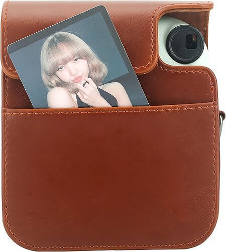 Miniatura 2 de Frankmate Funda protectora compatible con cámara Fujifilm Instax Mini 12 de película instantánea con bolsillo para accesorios y correa ajustable