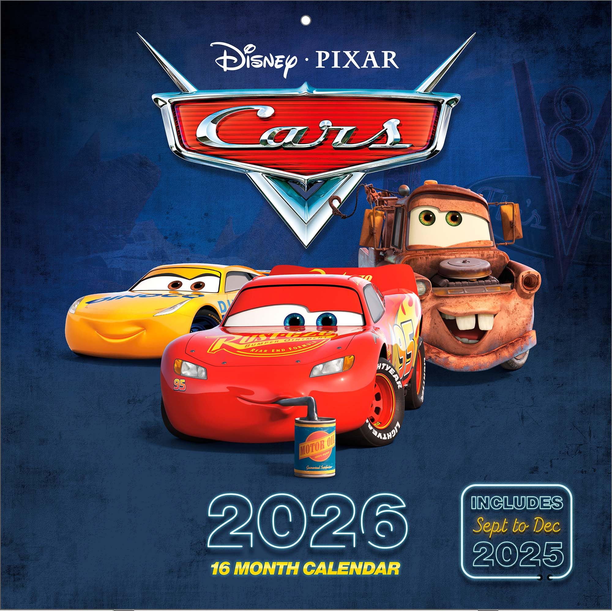 Cars 2026 Square Calendar