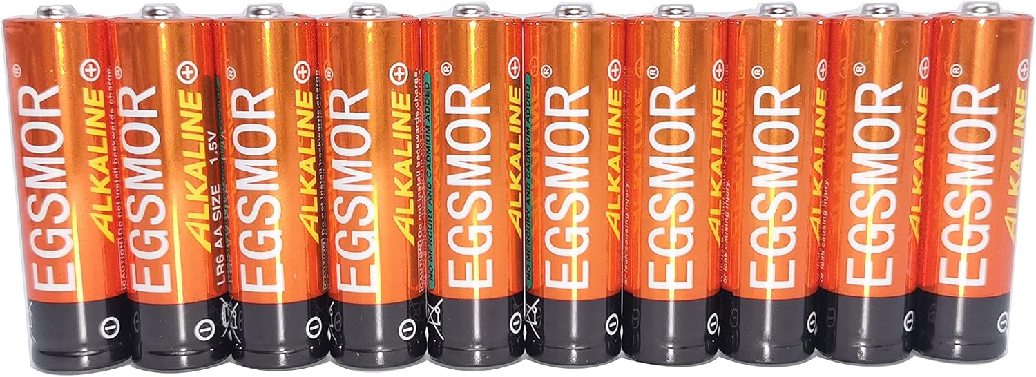 AA Long Lasting High-Performance Alkaline Batteries,AA Alkaline Batteries for Household,Office Devices and Business (AA+ 12 Count)
