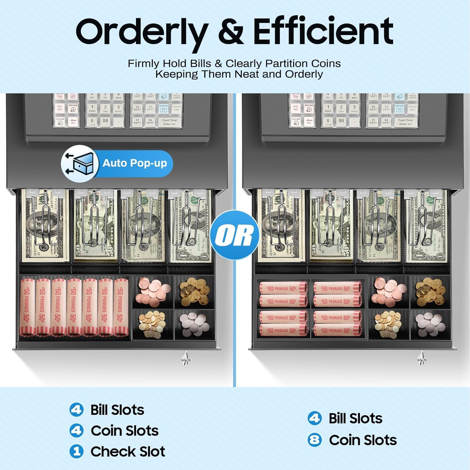 Caja Registradora Térmica De 39 Teclas para Pequeños Negocios: Sistema Tpv Electrónico con Software para Pc Y Teclado Ecr para Hostelería, Supermercados Y Tiendas De Ropa.