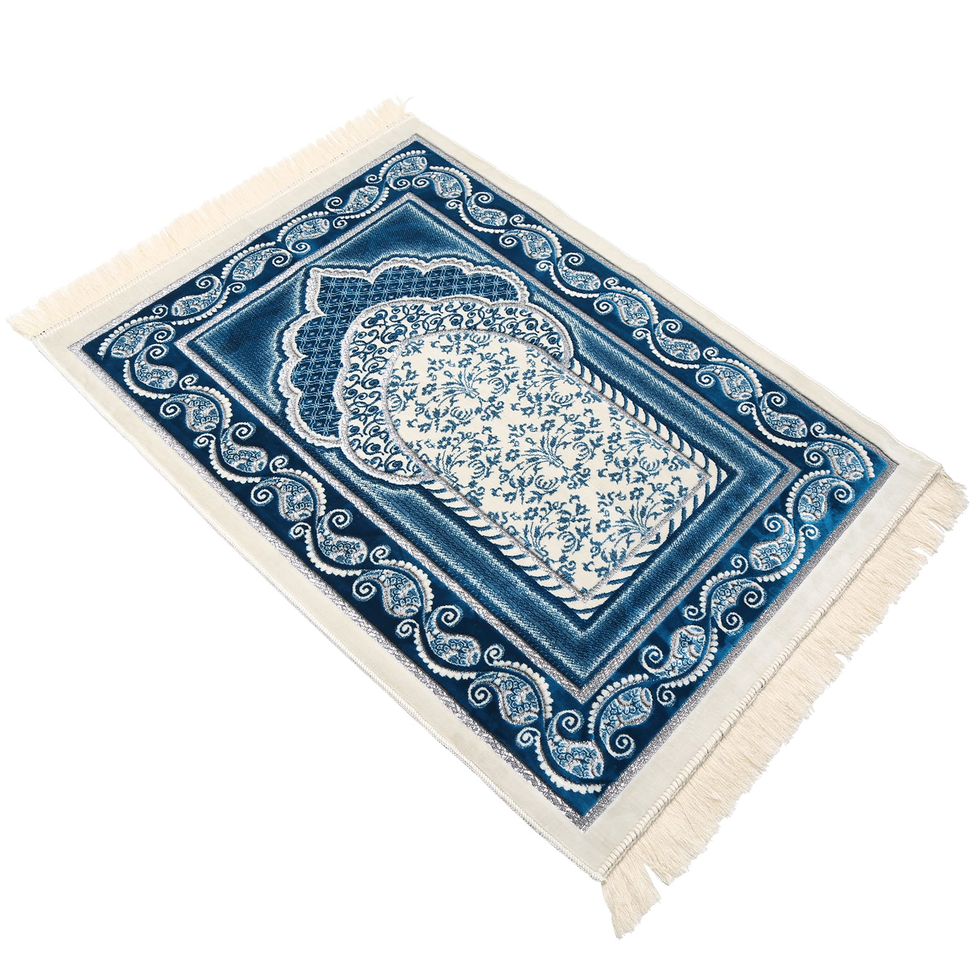 Yase Crafts Muslim Prayer Rug Prayer Mat for Men Women Thick Soft