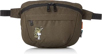 Snoopy Snoopy0245 Waist Pouch, khaki SPZ-2374, Free Size