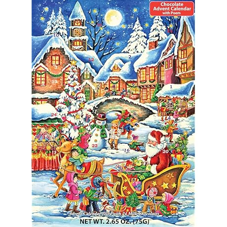 Santa's Here Chocolate Advent Calendar: An EBT-Friendly Festive Treat