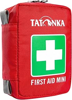 Tatonka First Aid Mini - Erste Hilfe Set mit Inhalt (u. a. mit Zeckenzange) - Für Outdoor, Wandern, Fahrradfahren etc. - Maße: 10 x 7 x 4 cm