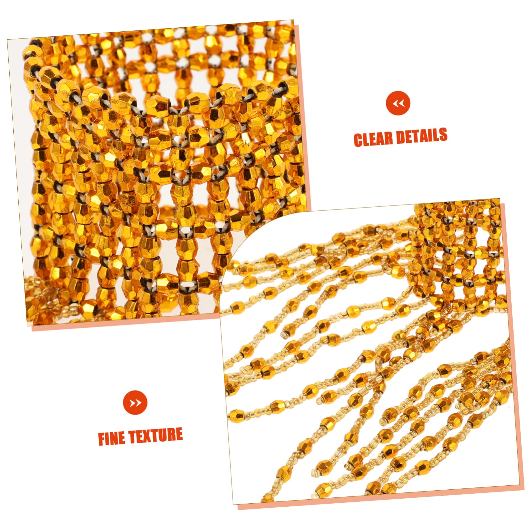 Abaodam Bracelets de Danse Décoratifs Chaînes pour Bras avec Franges Accessoire pour Spectacles de Danse et Confortable