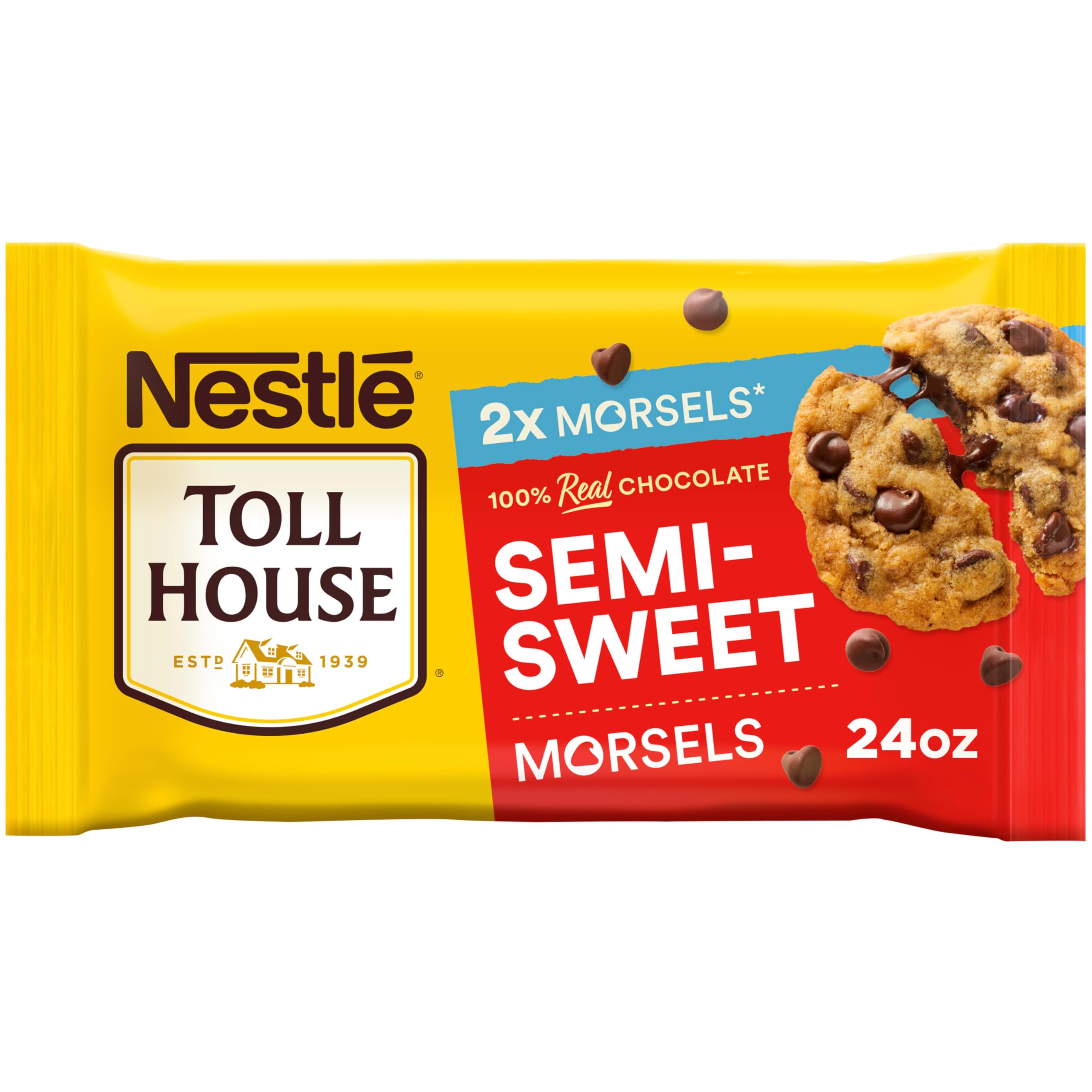 Nestle Toll House Semi Sweet Chocolate Chips, 24 Oz