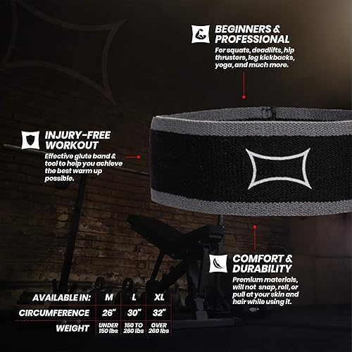 Miniatura 3 de Bandas de resistencia Mark Bell Sling Shot Hip Circle para hacer ejercicio (Nivel 2)