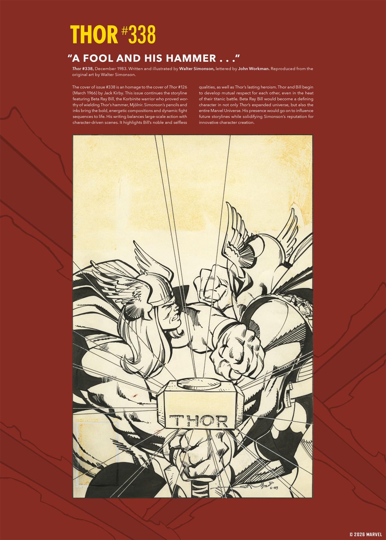 The Art of The Mighty Thor