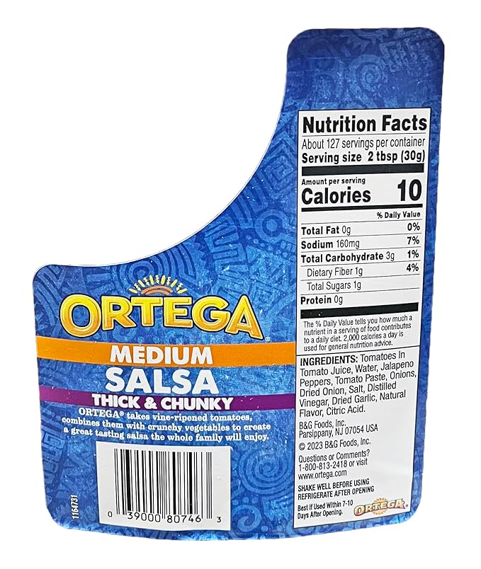 Salsa Ortega Medium Thick & Chunky 135 oz miniatura 2