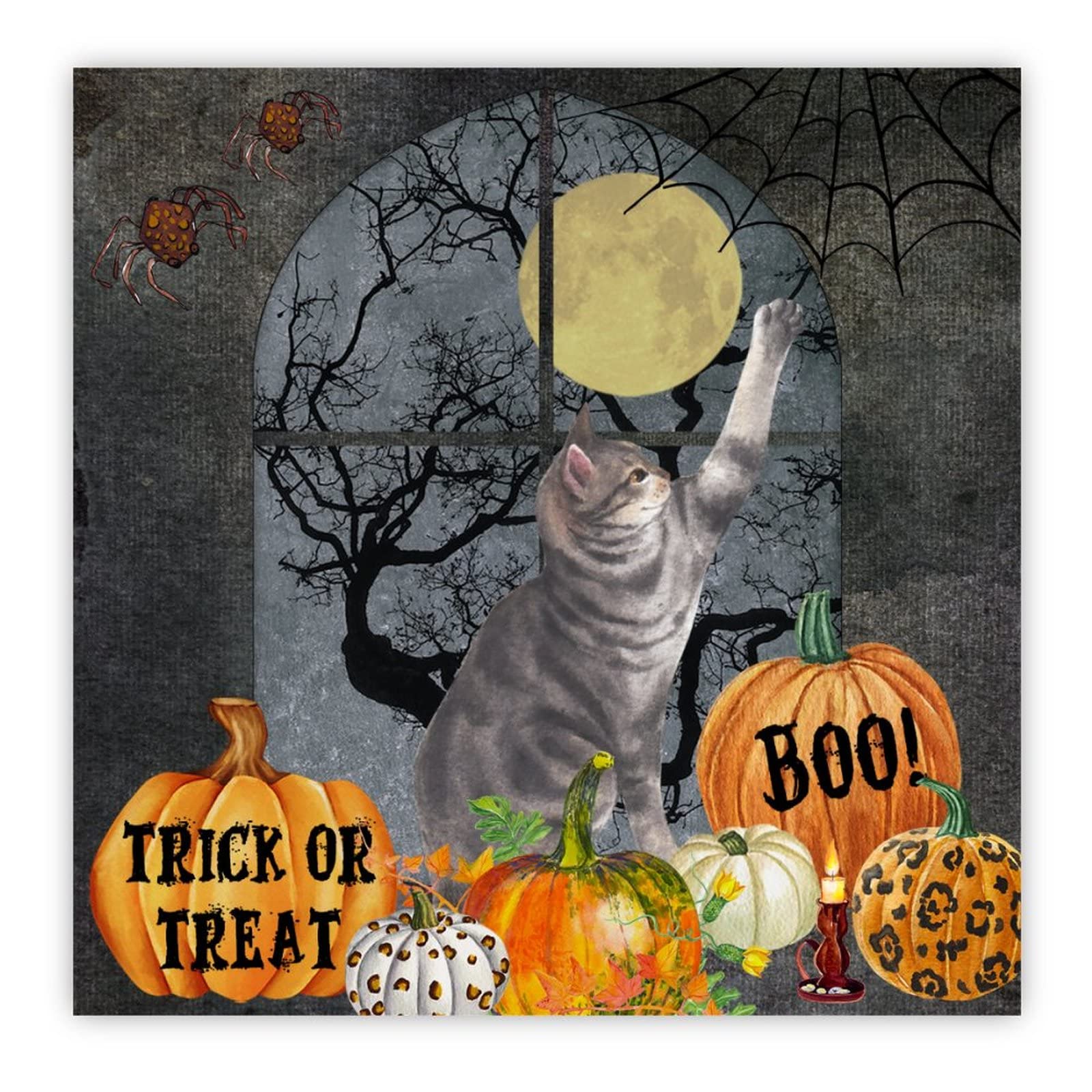 Panneau bois Halloween pour remplacer les décorations fragiles en plastique